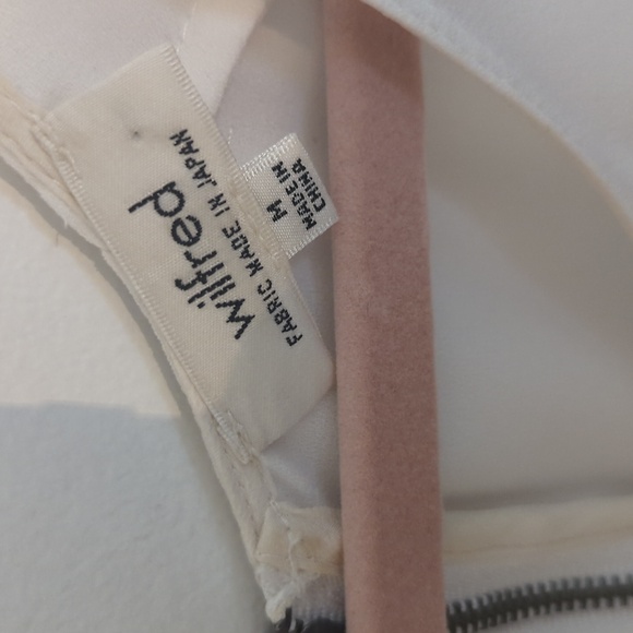 Wilfred tank with zipper at back, white size medium - Picture 3 of 3